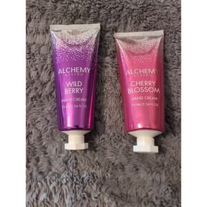 Alchemy Living Hand Cream Lot 2 Wild Berry Cherry Blossom New 2.54 FL. Oz